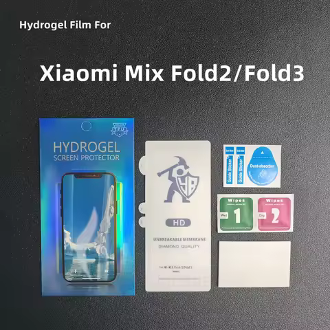 2/3/4pcs HD Hydrogel Film For Xiaomi Mix Fold 3 Screen Protector For Xiaomi Mix Fold 2 Clear Outer P