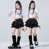 Girls' Jazz Dance Outfit Street Dance Children's Hip-Hop Trendy Outfit Girl's Catwalk Performance Ou