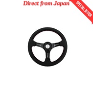 Fortune D1 SPEC DEEP60 Deep Cone Steering Wheel 32.5mm Red Stitch DSC-60325RE [Direct from Japan]