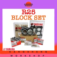 YAMAHA R25 BLOCK SET (1WD-WE13E-00-0M) - CYLINDER KIT SET (R 25 V1) BODY HEAD GASKET PISTON RING PIN