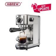 Semi-automatic Espresso, Cappuccino, Latte coffee maker. Premium American brand HiBREW - H10B