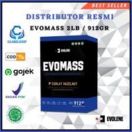 Evolene EvoMass EVO MASS Hazelnut 2 lbs (912 gr) BPOM HALAL MUI Gainer Fattening Milk
