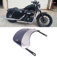 Acouto Universal Front Motorcycle Fairing  Retro Round Headlamp Windshield for 5-7in Headlights Wind