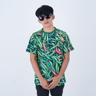 kaos fullprint cabe ijo jersey sayuran unik sayur balap printing 3d pria wanita distro murah