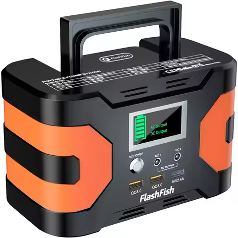 166Wh Portable Power Station 150W Solar Generator with AC/USB/DC Outputs for Camping CPAP Travel Eme