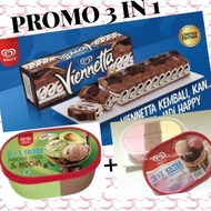 New Es Krim Viennetta 3In1 Walls (Ice Cream) Avocado Choco Strawberry/Best