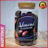 COKLAT ALFREDO CHOCOLATE JAR ALMOND DARK ALMOND MILK CHOCOLATE GREEN TEA ALMOND HALAL READY STOCK