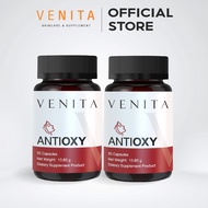 [ 2 กระปุก ] VENITA ANTIOXY ผลิตภัณฑ์เสริมอาหารเวนิต้า แอนไทอ็อคซี่  ขนาดบรรจุ 30 แคปซูล