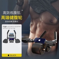 ST/🏮Smart Abdominal Wheel Automatic Rebound Elbow Support Men's Abdominal Wheel Slimming Belly Roll Flat Support Fitness