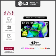 [Pre-Order] [Bulky] LG OLED evo C3 83 inch 4K Smart TV + Free Delivery + Free Wall Mount Installation worth up to $200 + Free Disposal [Deliver From 12 Apr]