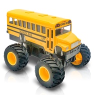 ArtCreativity 5 Inch Monster School Bus, Super Monster Bus with Pullback Mechanism, Diecast Monster 