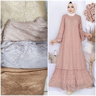 gamis brokat maxi pesta termurah Malaysia murah gamis