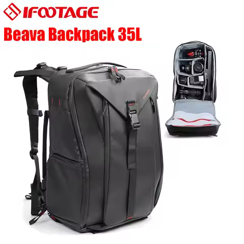 IFOOTAGE Beave BV-R35 Rolling Camera Bag Travel Camera Case with Wheels 35L Photography Backpack Cam