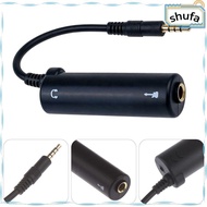 SHUFA Guitar Audio Interface, Black Lightweight Guitar Interface Converter, Durable Replacement Conv