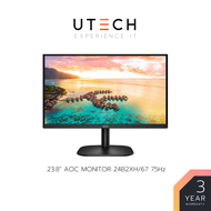 จอคอมพิวเตอร์ จอมอนิเตอร์ AOC Monitor 23.8" AOC MONITOR 24B2XH/67 (IPS, HDMI) 75Hz by UTECH