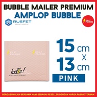 BUBBLE ENVELOPE 15X16CM - BUBBLE MAILER - BUBBLE PACKING HELLO PREMIUM PINK