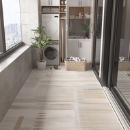 balcony area floor mat waterproof and sunscreen foot mat pvc leather carpet floor mat large-sized cu