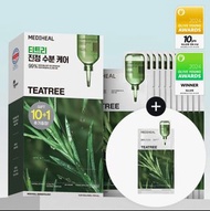 [預訂包順豐]Mediheal Tea Tree Essential Mask 茶樹緩痘精華面膜 10+1片