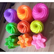 ACUAN PLASTIK 12pcs 💥READY STOCK💥 ACUAN KASWI VIRAL TWISTER KUKUS MOLD PLASTIC / AGAR-AGAR / JELLY /
