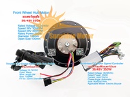 (สต๊อกในไทย) Front Wheel Hub Motor 36/48V 250W ชุดแปลงจักรยานไฟฟ้า ล้อหน้า Electric Bike Conversion Kit มอเตอร์ดุมล้อ 36Vdc มอเตอร์ฮับดุมล้อหน้า ชุดมอเตอร์ประกอบจักยานเองแบบง่ายๆ Diameter:138mm Open Size:100mm