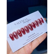 Press on nails y2k marron