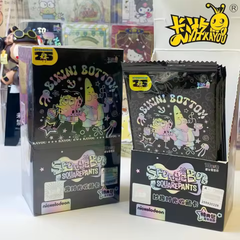 Original KAYOU Spongebob Squarepants Card Fun Time Series Funny Animation 25th Anniversary Character