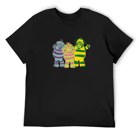 fimbles Cbeebies - digital art design T-Shirt summer top heavyweights quick-drying mens workout shir
