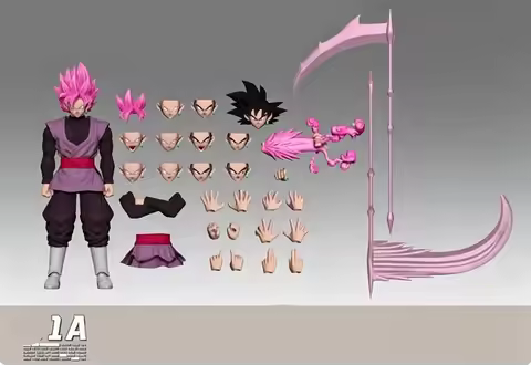 【In Stock】 Dragon Ball Super DIMENSIONIA Studio 1/12 God Of Rebellion Goku Black Rose Zamasu Zero Mo