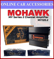 Mohawk MY Series 2 Channel Amplifier MY-120.2 High Power Amp 2Ch Car Amplifier