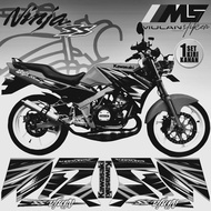 Decal Sticker Striping Variasi Motif Ori Ninja SS 150 2013 Hijau - Ninja Ss 150 2014 2015 - Ninja Ss