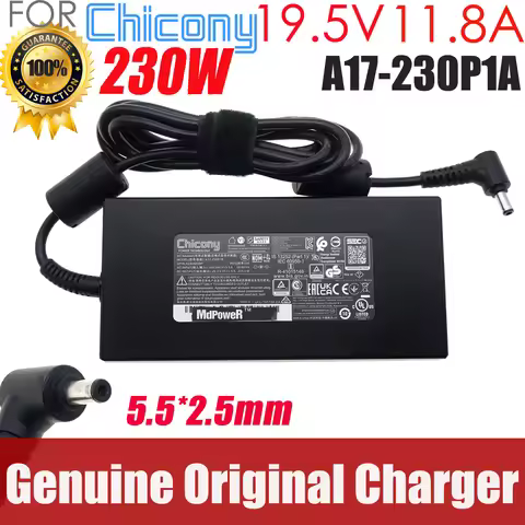 Original Chicony 19.5V 11.8A 230W A17-230P1A A230A022P AC Adapter Charger For MSI GIGABYTE AERO 17 1