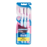 Oral-B Complete Sensitive Care Manual Toothbrush Extra Soft (3's)