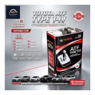 ATF TYPE- T-IV AUTOMATIC TRANSMISSION FLUID 4L FOR TOYOTA 08886-81015/08886-81400