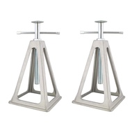 2ชิ้นอะลูมินัมอัลลอยปรับ dumble RV แจ็คสเตอร์บล็อกปรับระดับสำหรับรถพ่วงแคมป์มอเตอร์บ้านไม่โยกอีกต่อไ