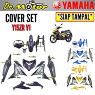 Y15ZR V1 Y15 EXCITER Coverset Sticker Stripe Cover Set Kaver Caver Complete Body Movistar Red Black 