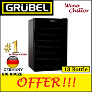 Grubel Germany GWC-TP18BK Wine Chiller (18 Bottles) comparble to TUSCANI BELLONA38 / FACIFICA PTW10 / HISENSE Refrigerator 红酒柜