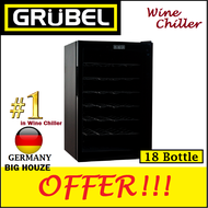 Grubel Germany GWC-TP18BK Wine Chiller (18 Bottles) comparble to TUSCANI BELLONA38 / FACIFICA PTW10 