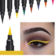 12 Colors Liquid Eyeliner Colorful Eye Liner Pen Neon Eyeliner Makeup,Waterproof Smudge-Proof Smooth Eyeliner Pen