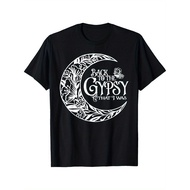 [ Everyday Comfort] Mens Cotton T-Shirt Back to The Gypsy That I Was - Casual Crew Neck, High Stretc