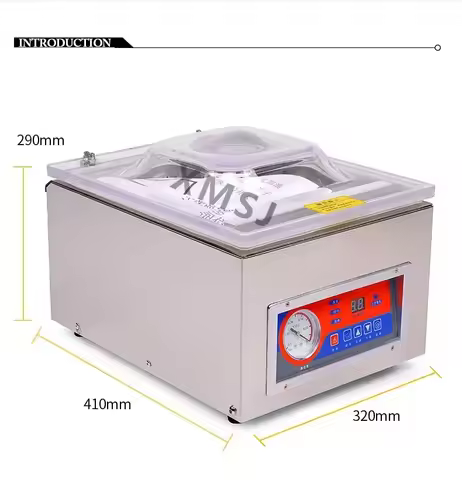 SINOPES DZ-260C Single Chamber Vacuum Sealing Machine Food Bag Sealer Machine Commercial Household F