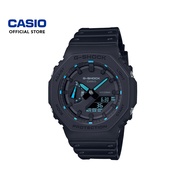Casio G-Shock Neon Accent Series GA-2100-1A2 Black Resin Band Men Sports Watch