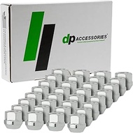 DPAccessories Zinc 9/16-18 Lug Nuts for Aftermarket Wheels - Open End Bulge Acorn - 21mm (0.83") Tal