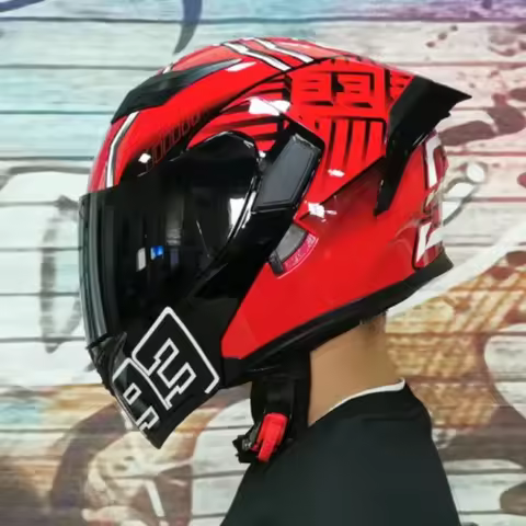 Jiekai 902 Motorcycle Helmet Unisex Dual-lens Winter Electric Vehicle Open-face Helmet Cascos Para M
