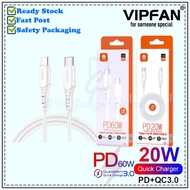 ViPFAN PD20W/PD60W TYPE-C Fast Charging Data Cable [P04/P05]