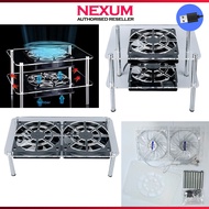 1 / 2 Layers USB Router Fan Wifi Modem Cooling Rack Router Cool Modem Cooler Shelf
