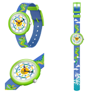 Swatch FlikFlak นาฬิกาเด็ก กลุ่มผู้ชายและผู้หญิง รุ่น ZFBNP135C นาฬิกา Quartz Swiss Made หน้าปัด 26 