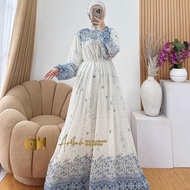 (LANGSUNG DI KIRIM) (FREE BLET MUTIARA) Arofah-Muslimah-GAMIS syar’i set hijab wanita seruty babydol