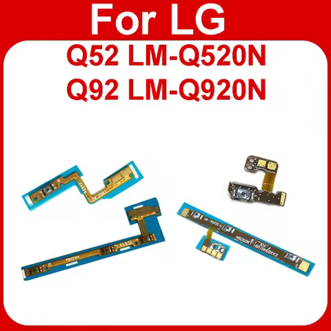 On OFF Power Volume Side Button Flex Cable Replacement Parts For LG Q52 Q520N Q92 5G LM-LM-Q920N Pow