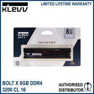KLEVV BOLT X DDR4 3600 CL18 Gaming Memory