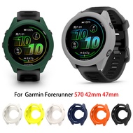 For Garmin Forerunner 570 42mm 47mm Slim Side Bumper Watch Case